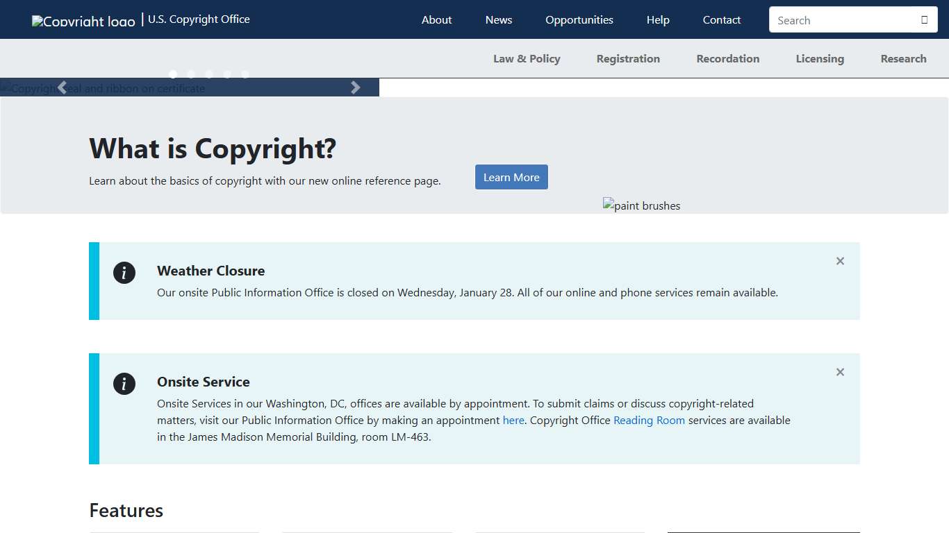 U.S. Copyright Office U.S. Copyright Office
