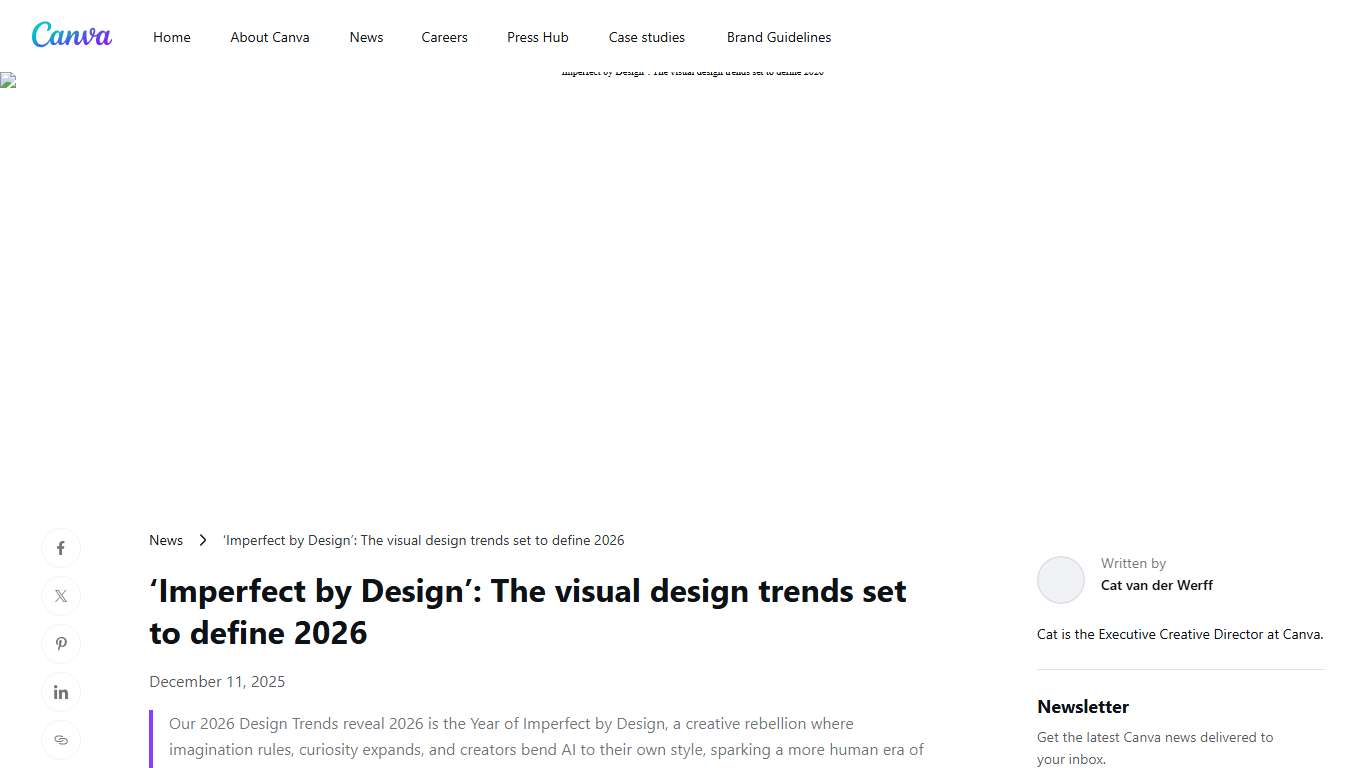 ‘Imperfect by Design’: The visual design trends set to define 2026